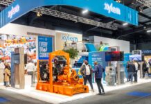 Xylem stand at Electra Mining Africa 2026 showcasing water management solutions for mining
