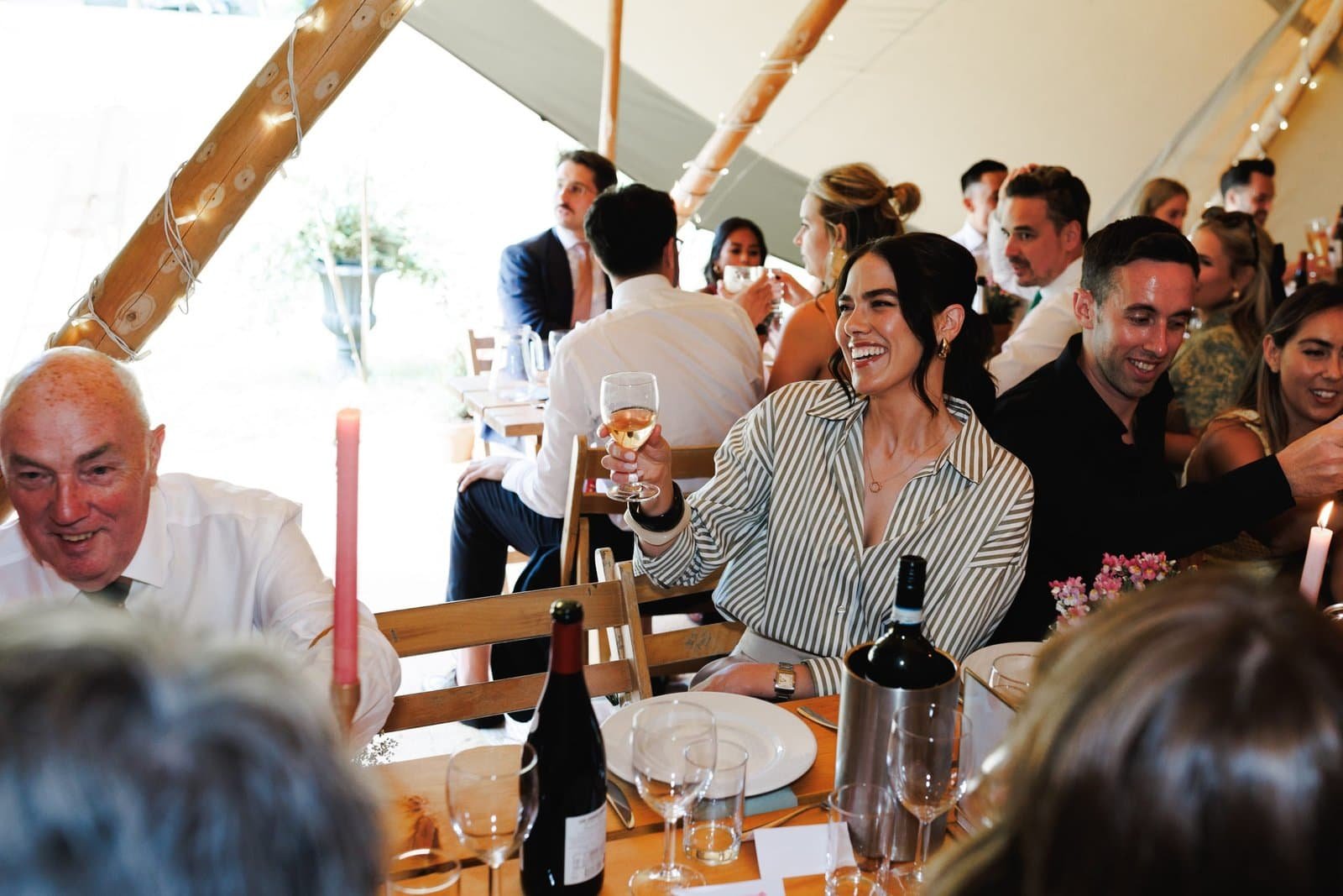 bodkin house wedding | cotswolds wedding marquee | London wedding photographer Lauren Squire Photography