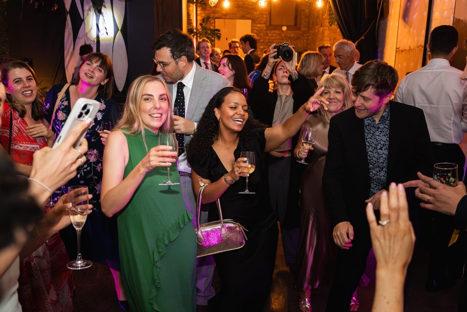 Wedding reception venue The Hackney for a stylish wedding in East London UK - London wedding photographer Lauren Squire