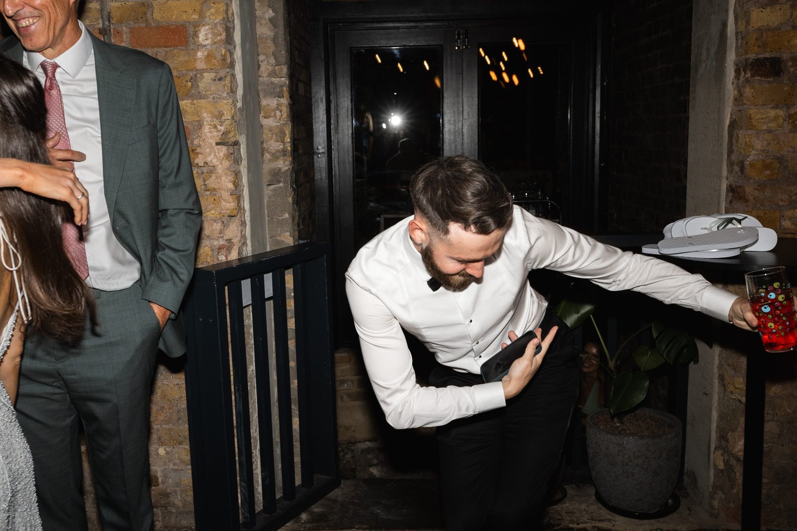 Wedding reception venue The Hackney for a stylish wedding in East London UK - London wedding photographer Lauren Squire