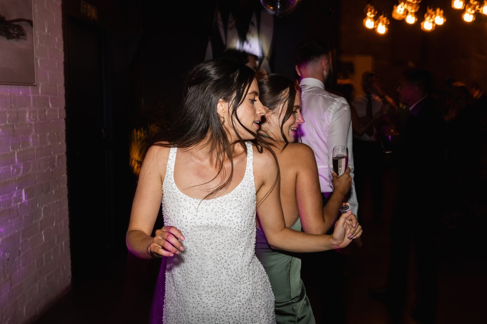 Wedding reception venue The Hackney for a stylish wedding in East London UK - London wedding photographer Lauren Squire