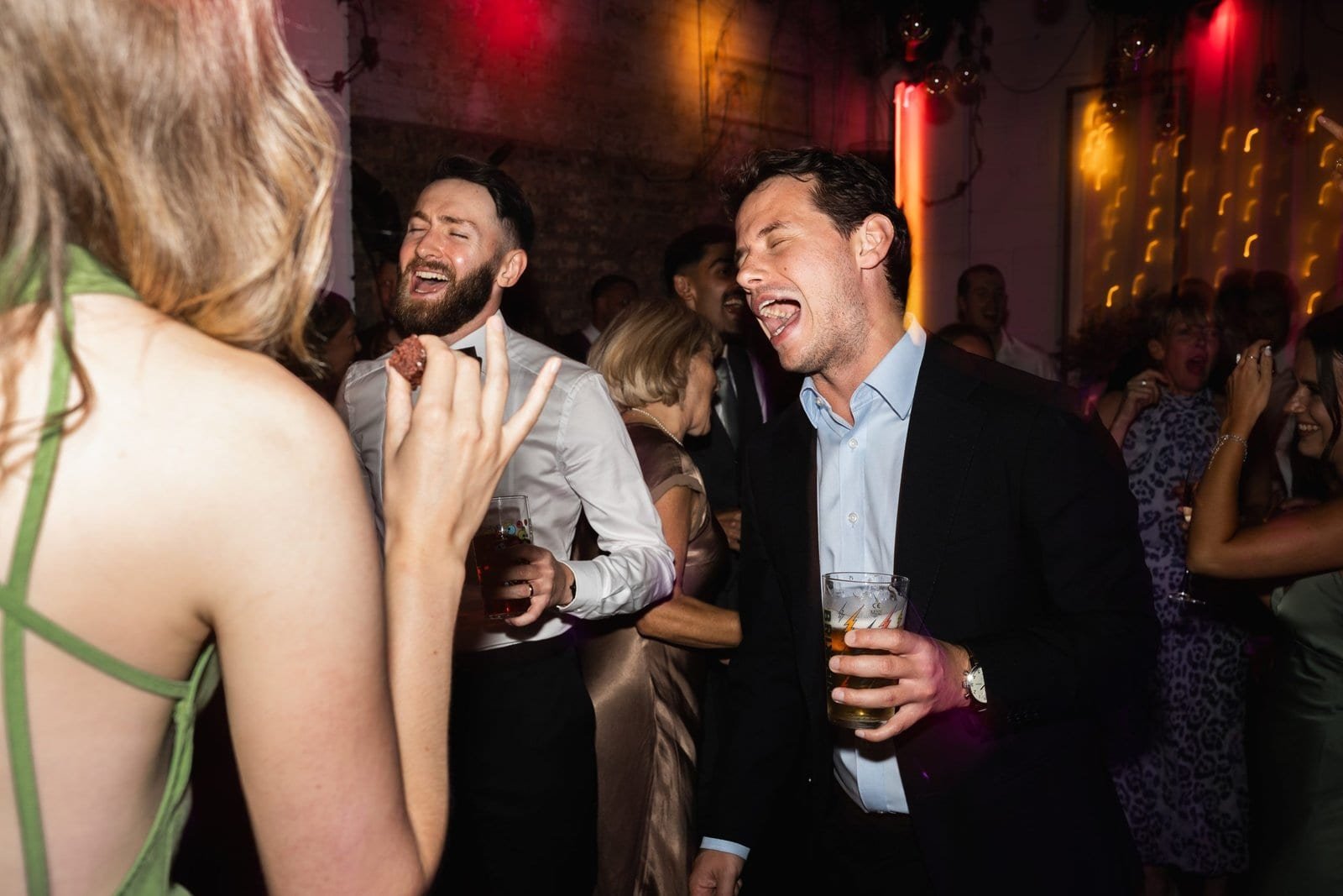 Wedding reception venue The Hackney for a stylish wedding in East London UK - London wedding photographer Lauren Squire
