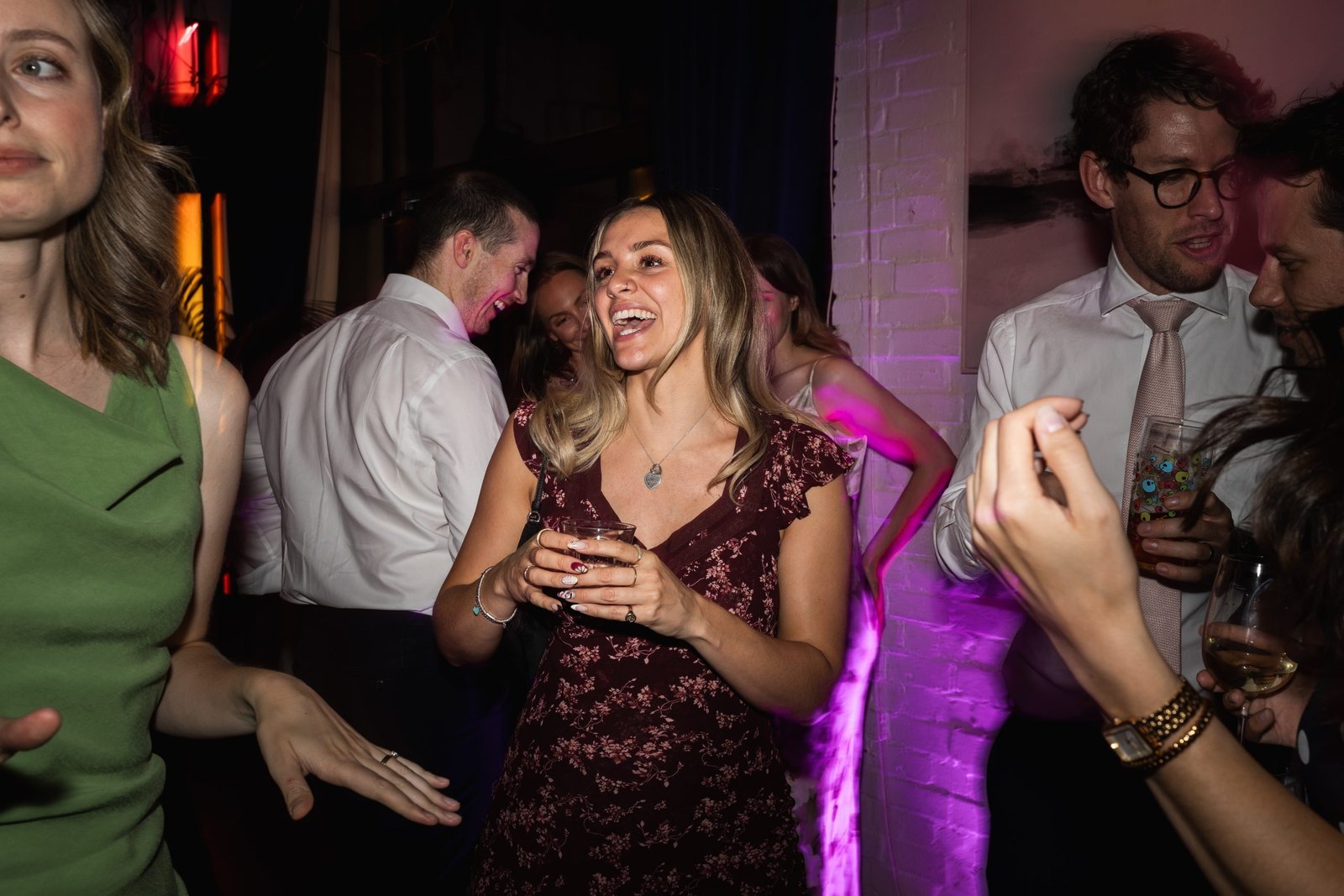 Wedding reception venue The Hackney for a stylish wedding in East London UK - London wedding photographer Lauren Squire