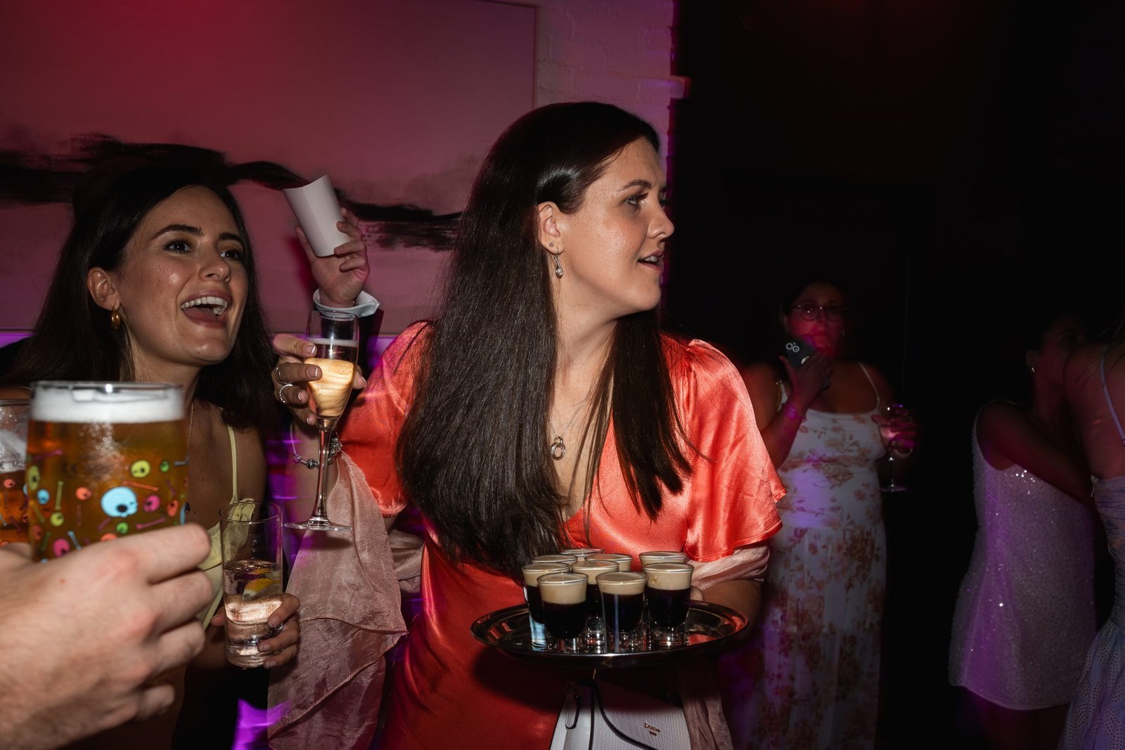 Wedding reception venue The Hackney for a stylish wedding in East London UK - London wedding photographer Lauren Squire