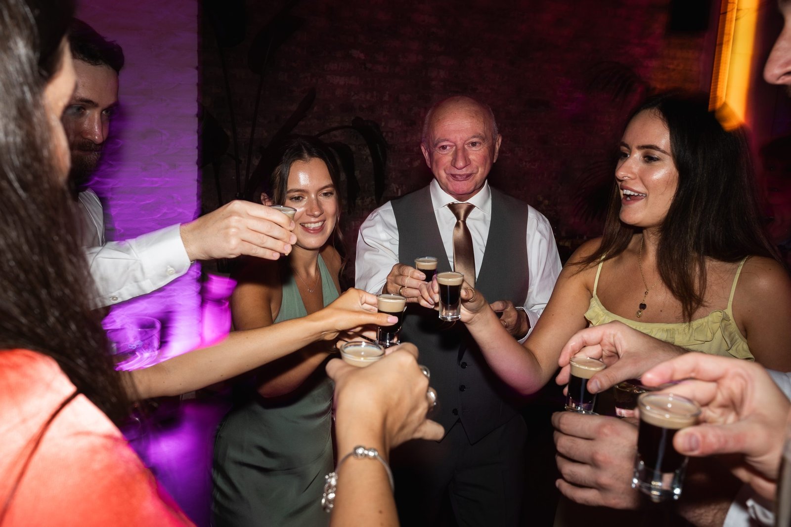 Wedding reception venue The Hackney for a stylish wedding in East London UK - London wedding photographer Lauren Squire