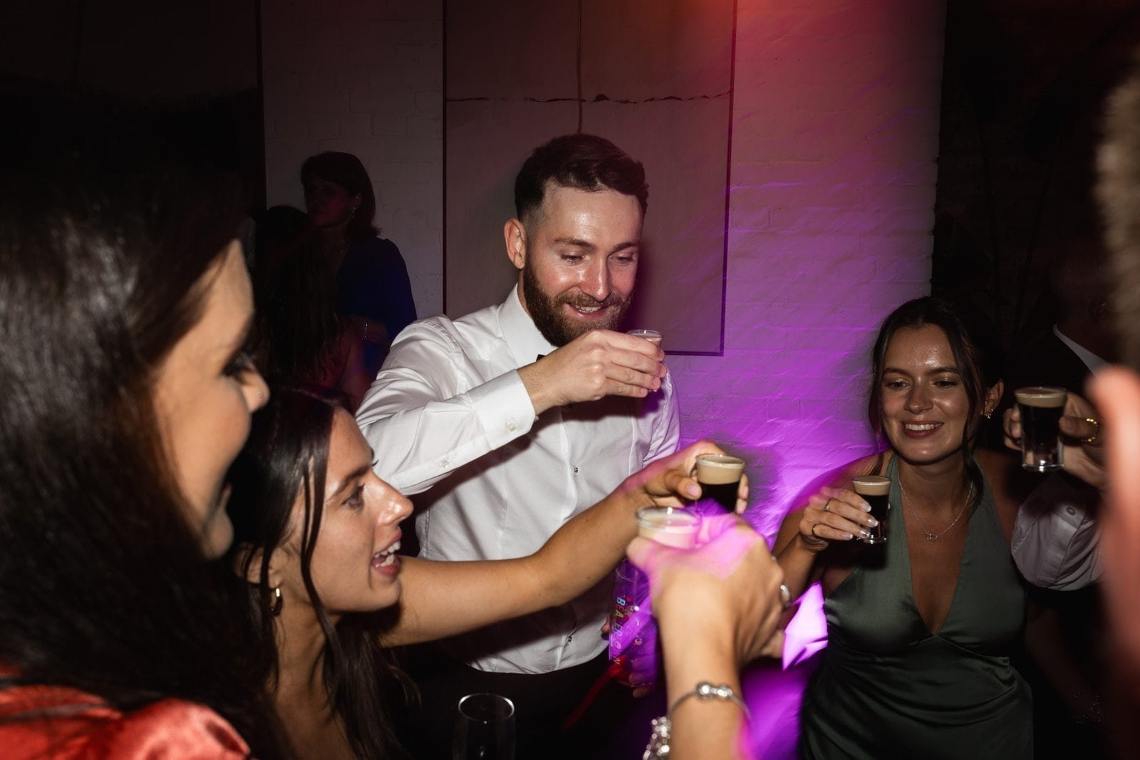 Wedding reception venue The Hackney for a stylish wedding in East London UK - London wedding photographer Lauren Squire