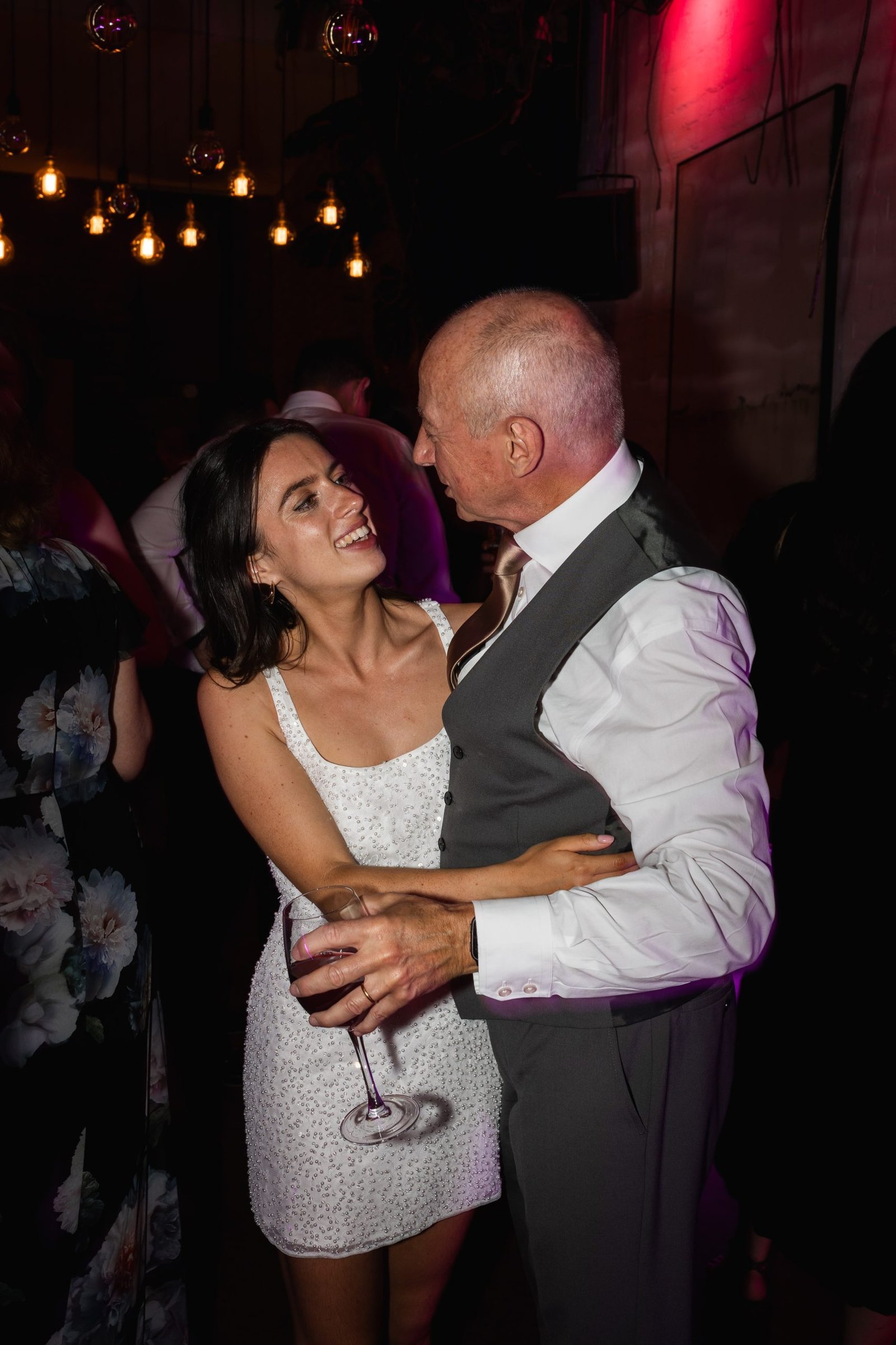 Wedding reception venue The Hackney for a stylish wedding in East London UK - London wedding photographer Lauren Squire