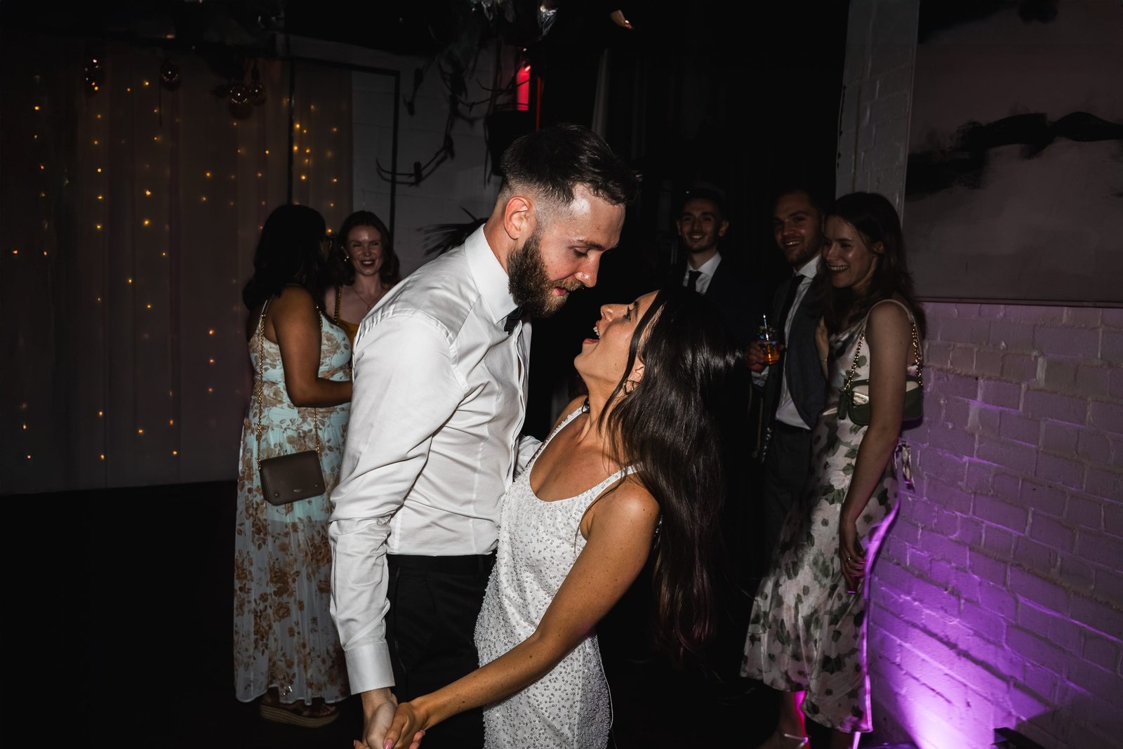 Wedding reception venue The Hackney for a stylish wedding in East London UK - London wedding photographer Lauren Squire