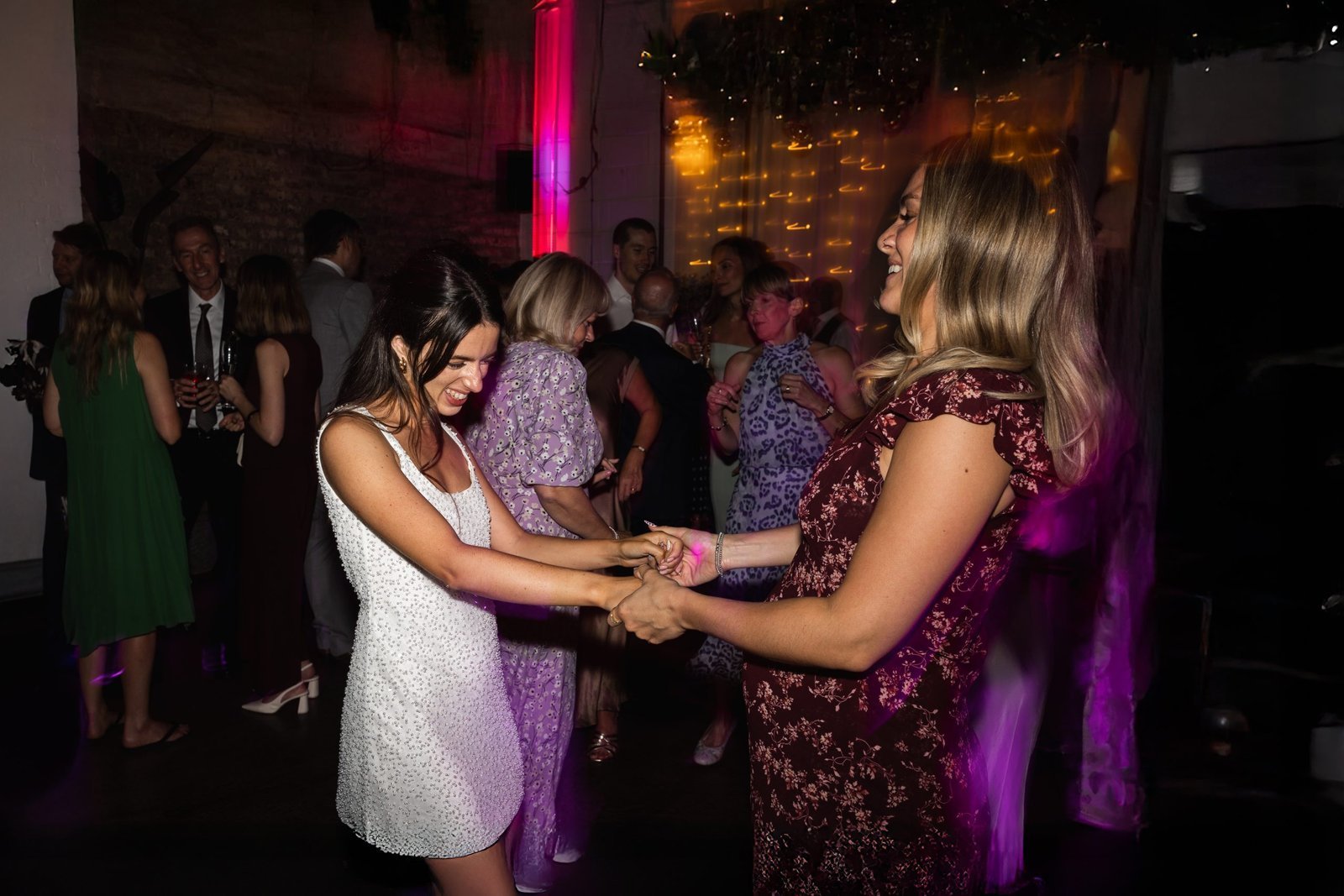 Wedding reception venue The Hackney for a stylish wedding in East London UK - London wedding photographer Lauren Squire