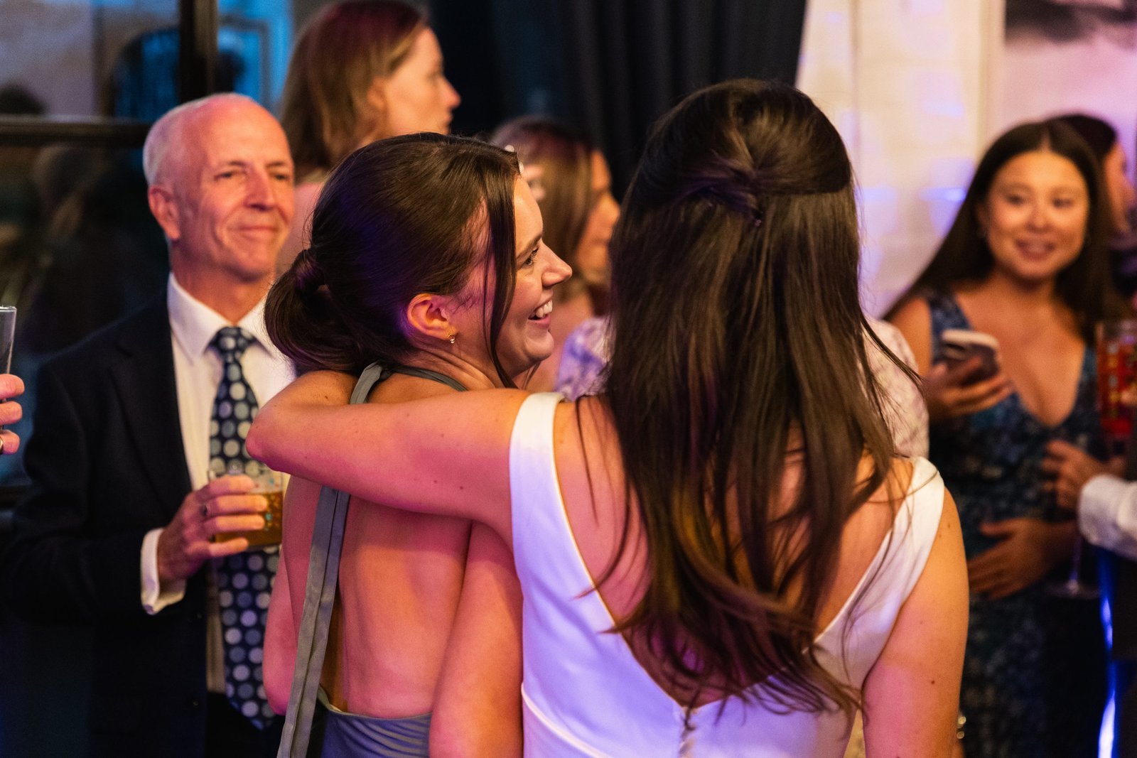 Wedding reception venue The Hackney for a stylish wedding in East London UK - London wedding photographer Lauren Squire