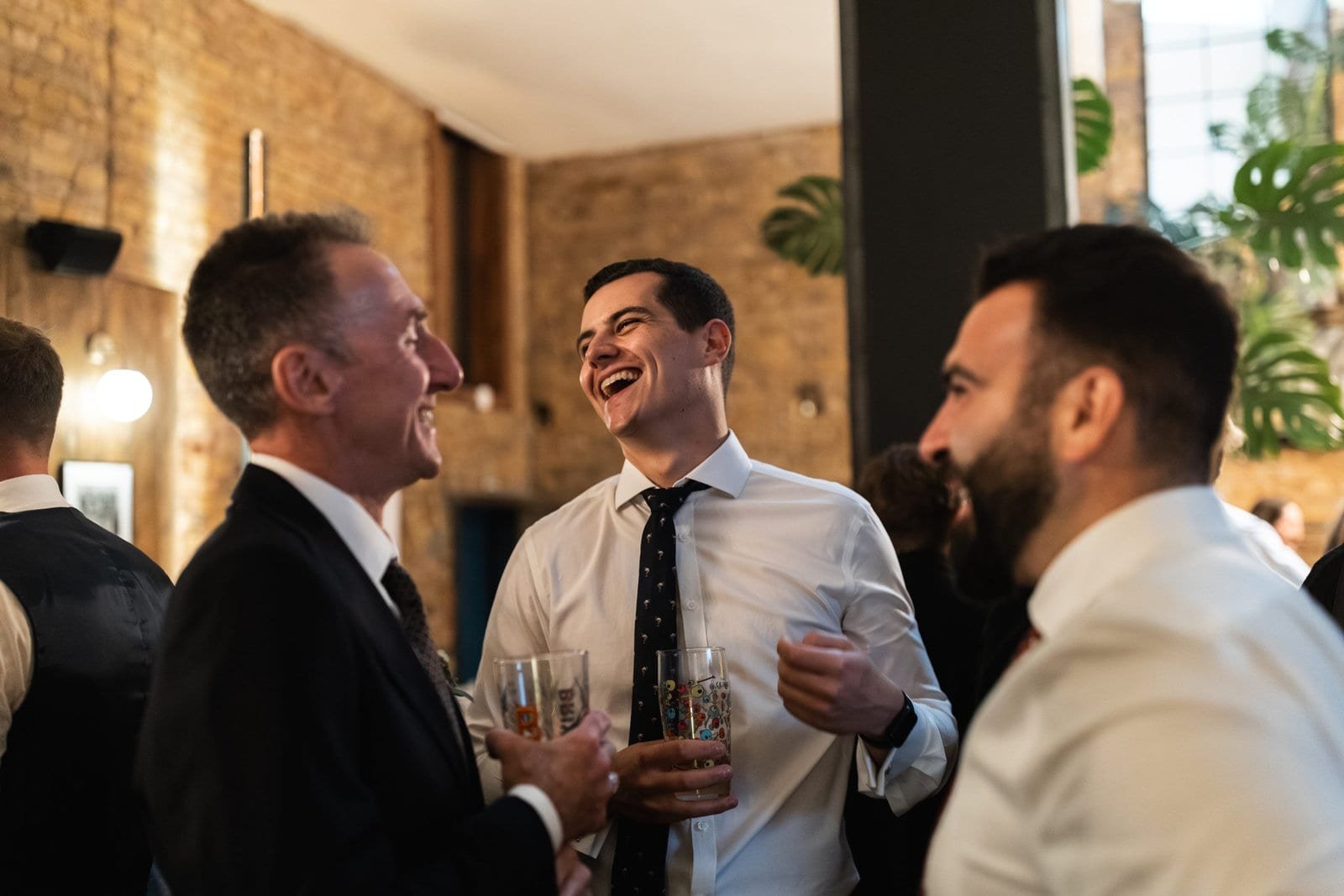 Wedding reception venue The Hackney for a stylish wedding in East London UK - London wedding photographer Lauren Squire