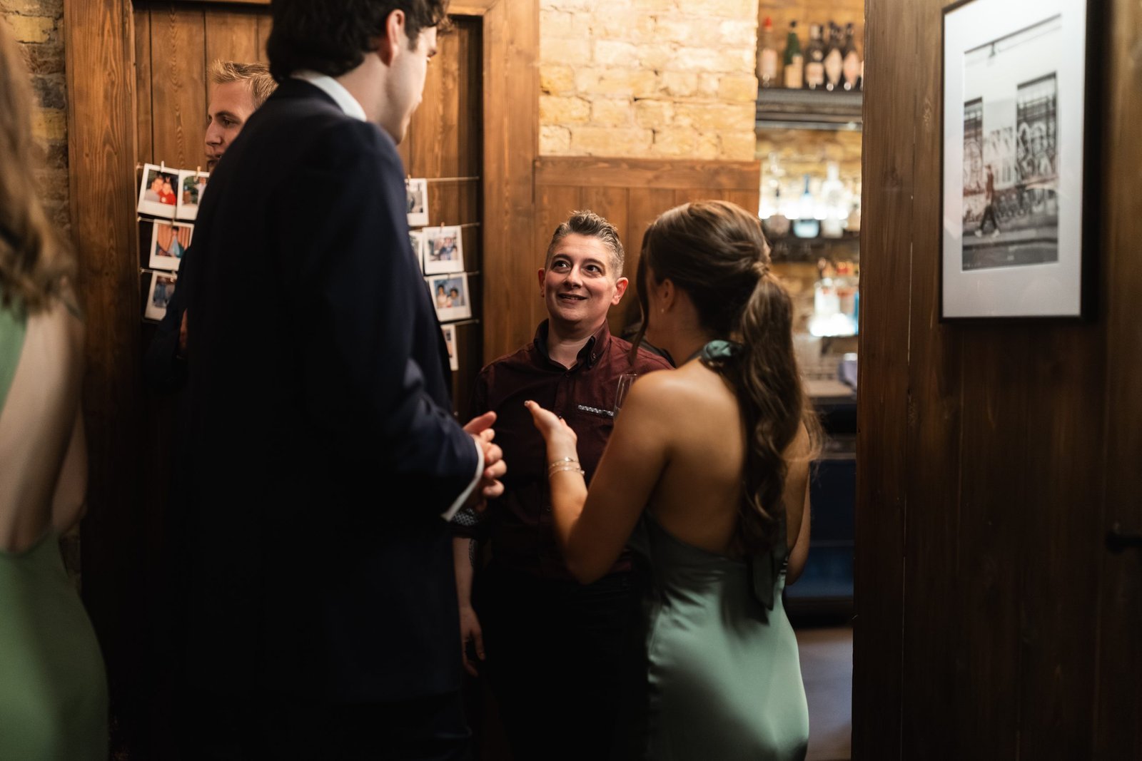 Wedding reception venue The Hackney for a stylish wedding in East London UK - London wedding photographer Lauren Squire