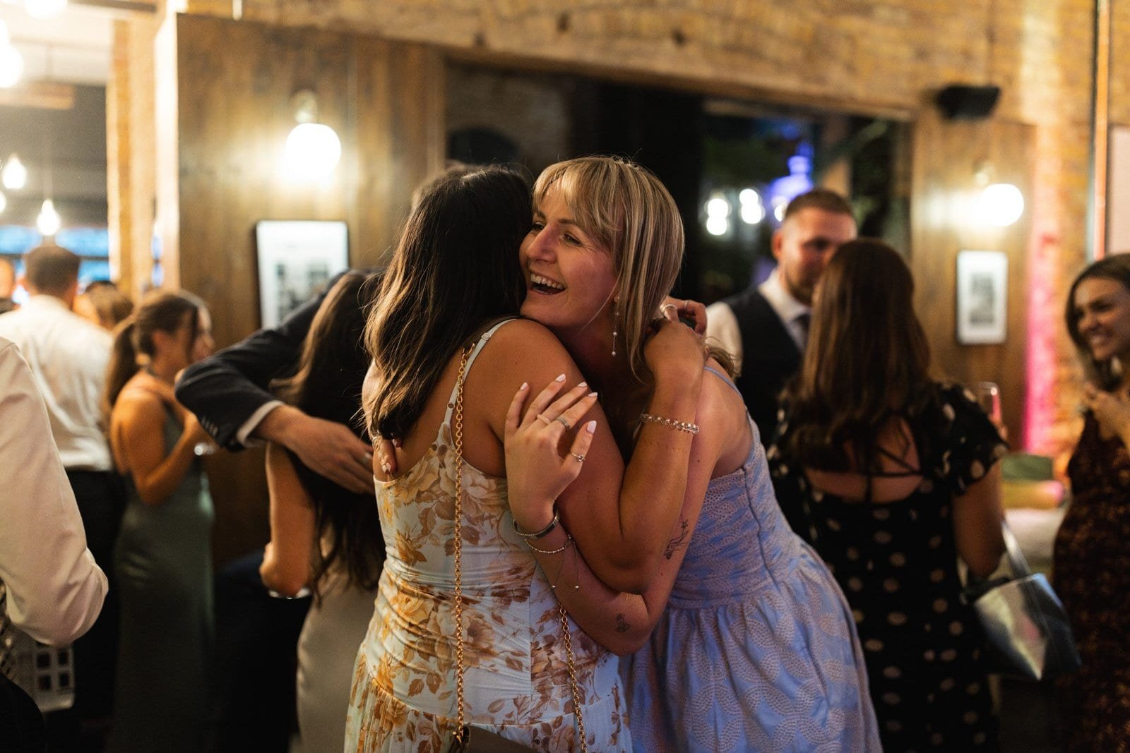 Wedding reception venue The Hackney for a stylish wedding in East London UK - London wedding photographer Lauren Squire