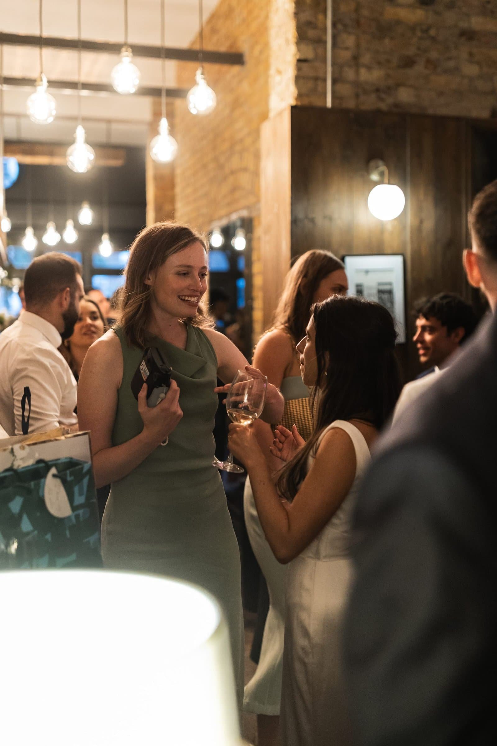 Wedding reception venue The Hackney for a stylish wedding in East London UK - London wedding photographer Lauren Squire