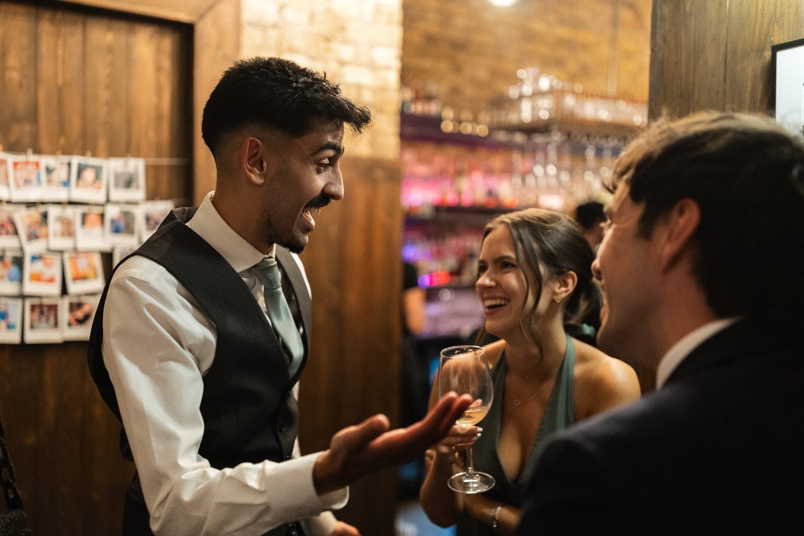 Wedding reception venue The Hackney for a stylish wedding in East London UK - London wedding photographer Lauren Squire