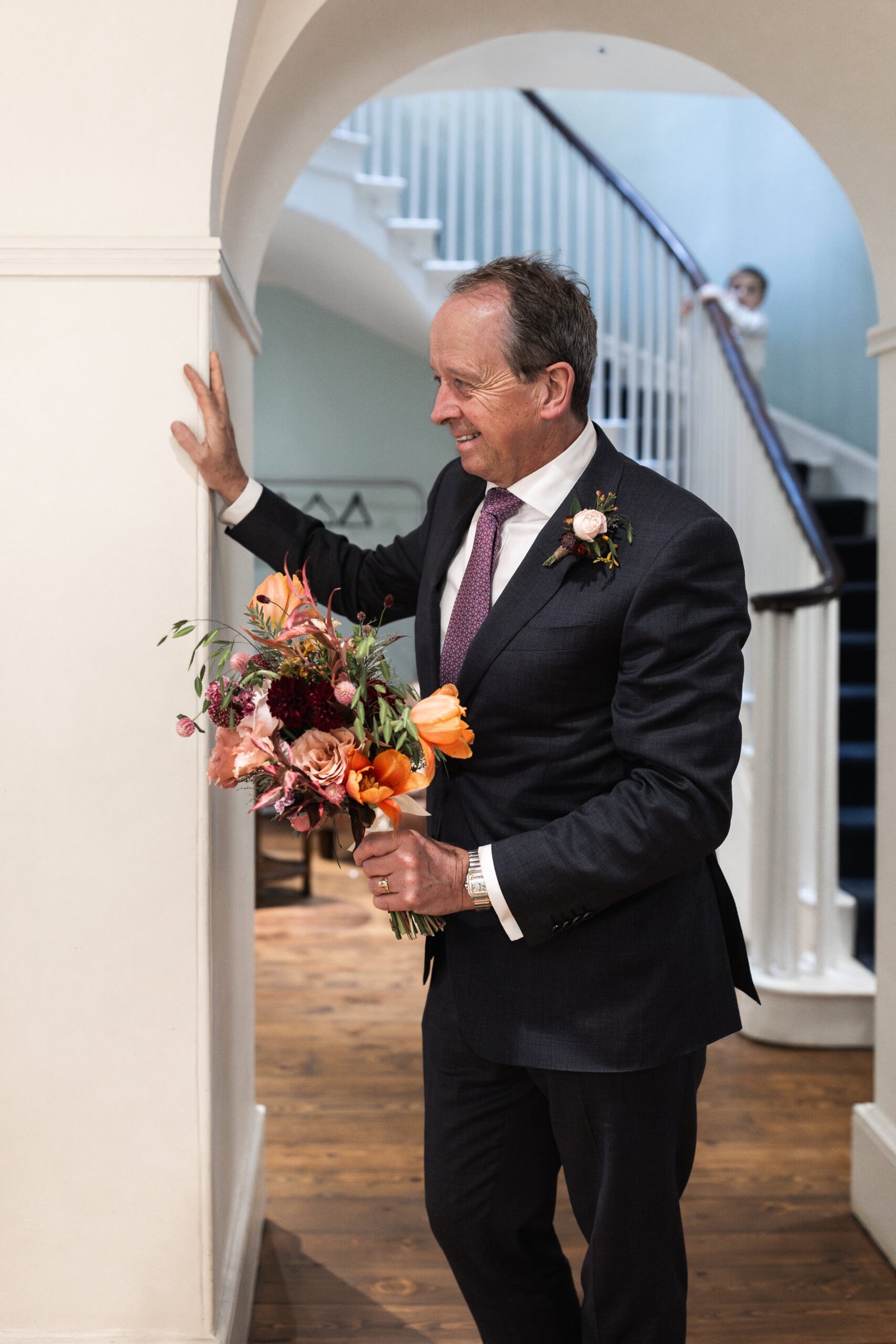 Clissold House Wedding photography for intimate London wedding in Autumn