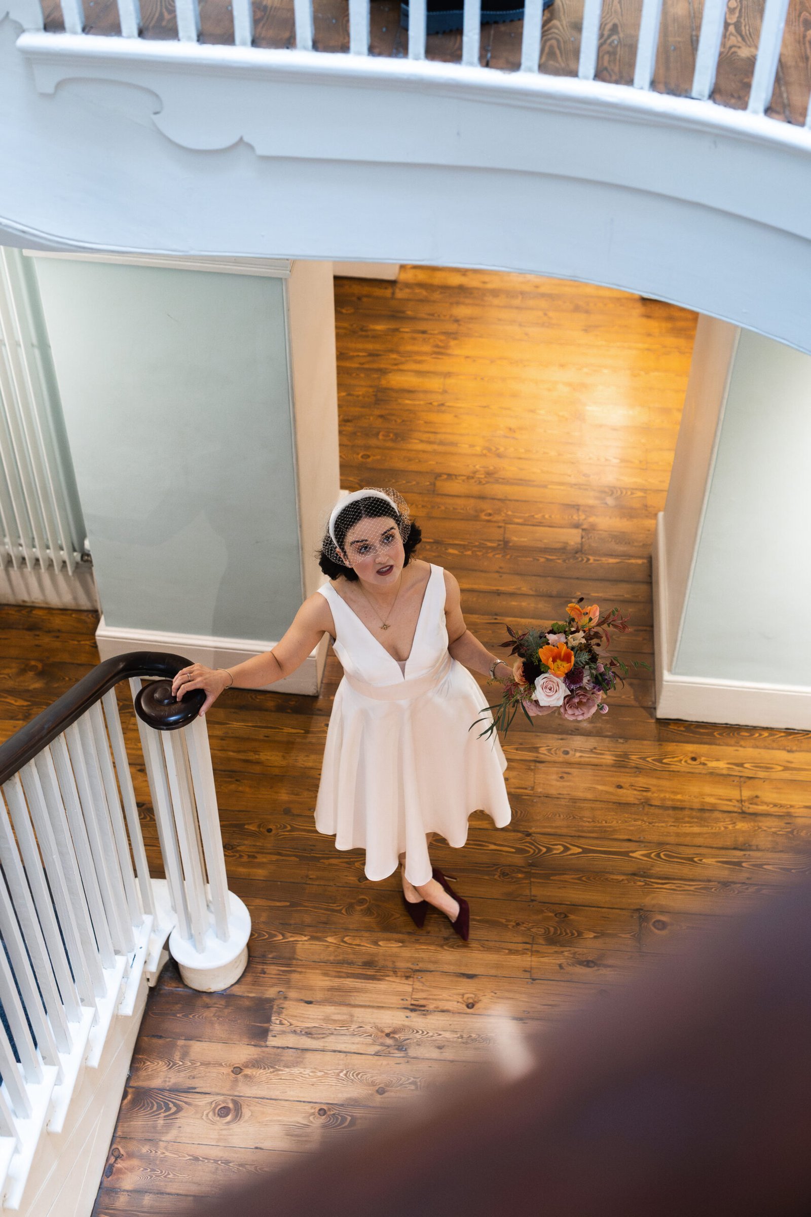 Clissold House Wedding photography for intimate London wedding in Autumn