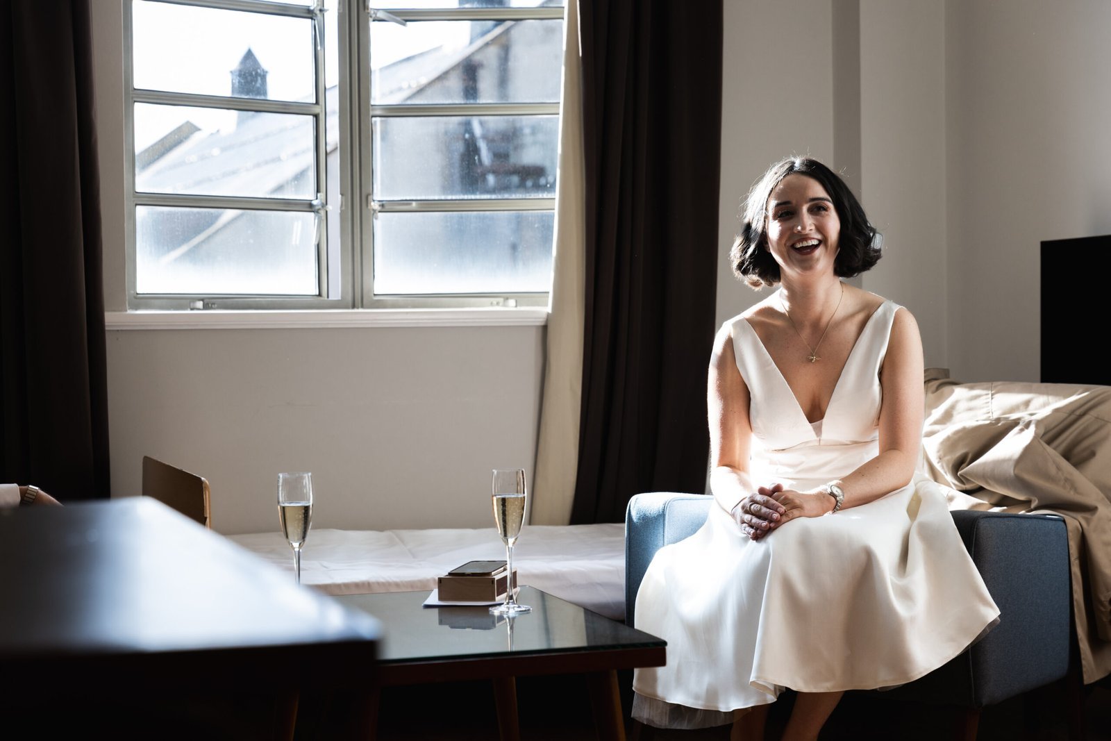 Clissold House Wedding photography for intimate London wedding in Autumn