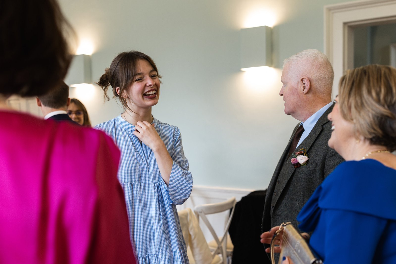 Clissold House Wedding photography for intimate London wedding in Autumn
