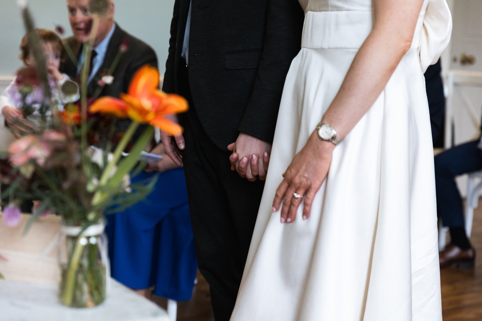 Clissold House Wedding photography for intimate London wedding in Autumn