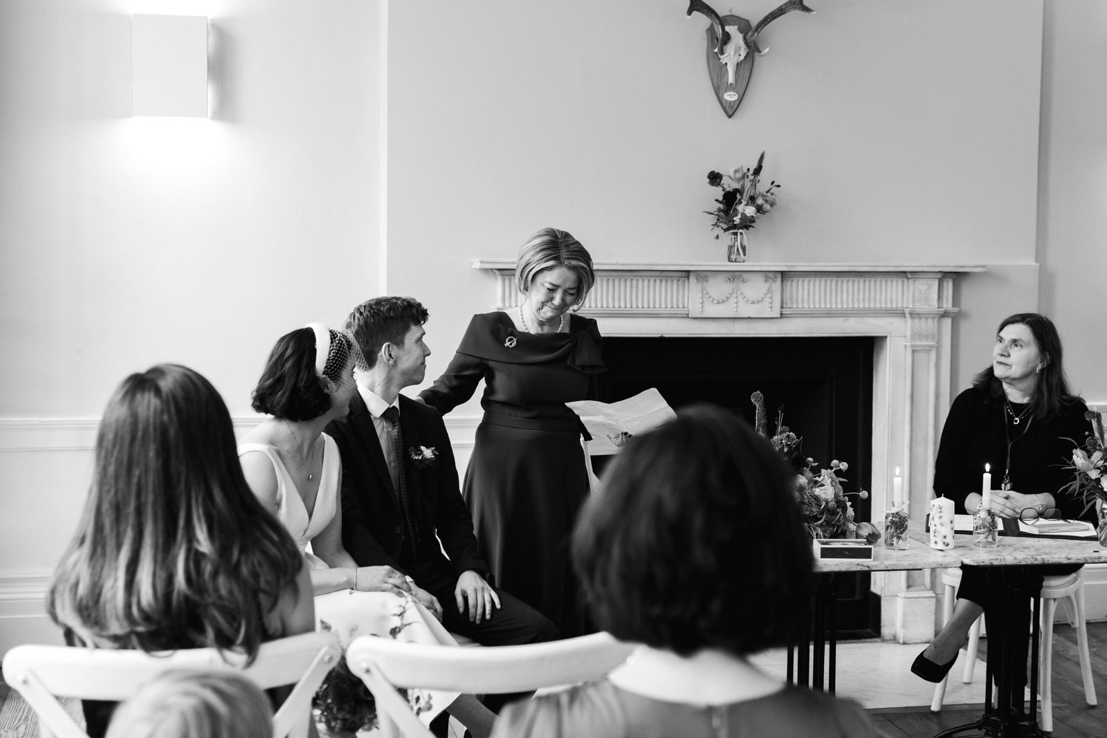 Clissold House Wedding photography for intimate London wedding in Autumn