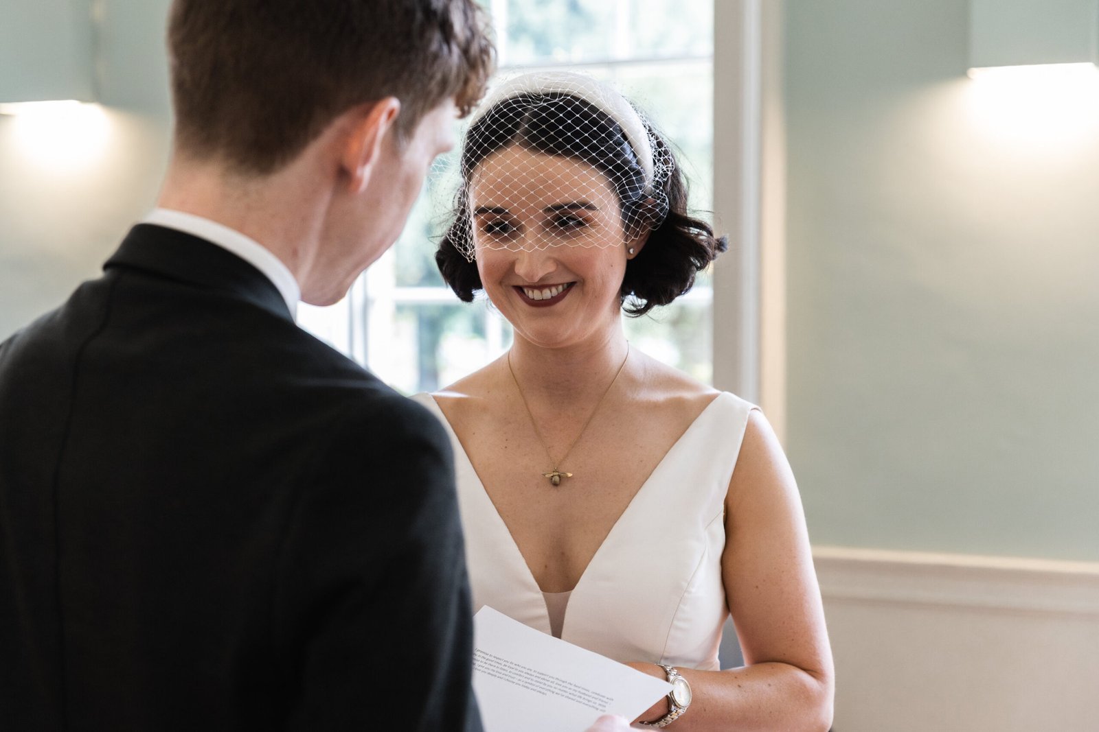 Clissold House Wedding photography for intimate London wedding in Autumn