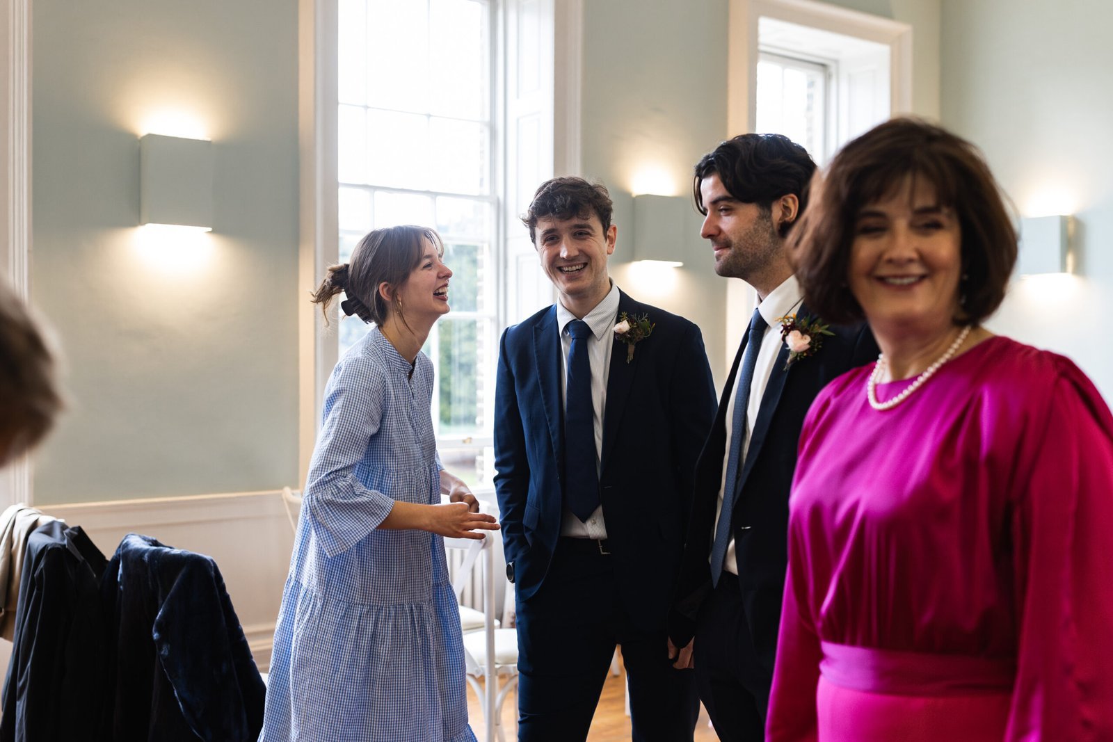 Clissold House Wedding photography for intimate London wedding in Autumn