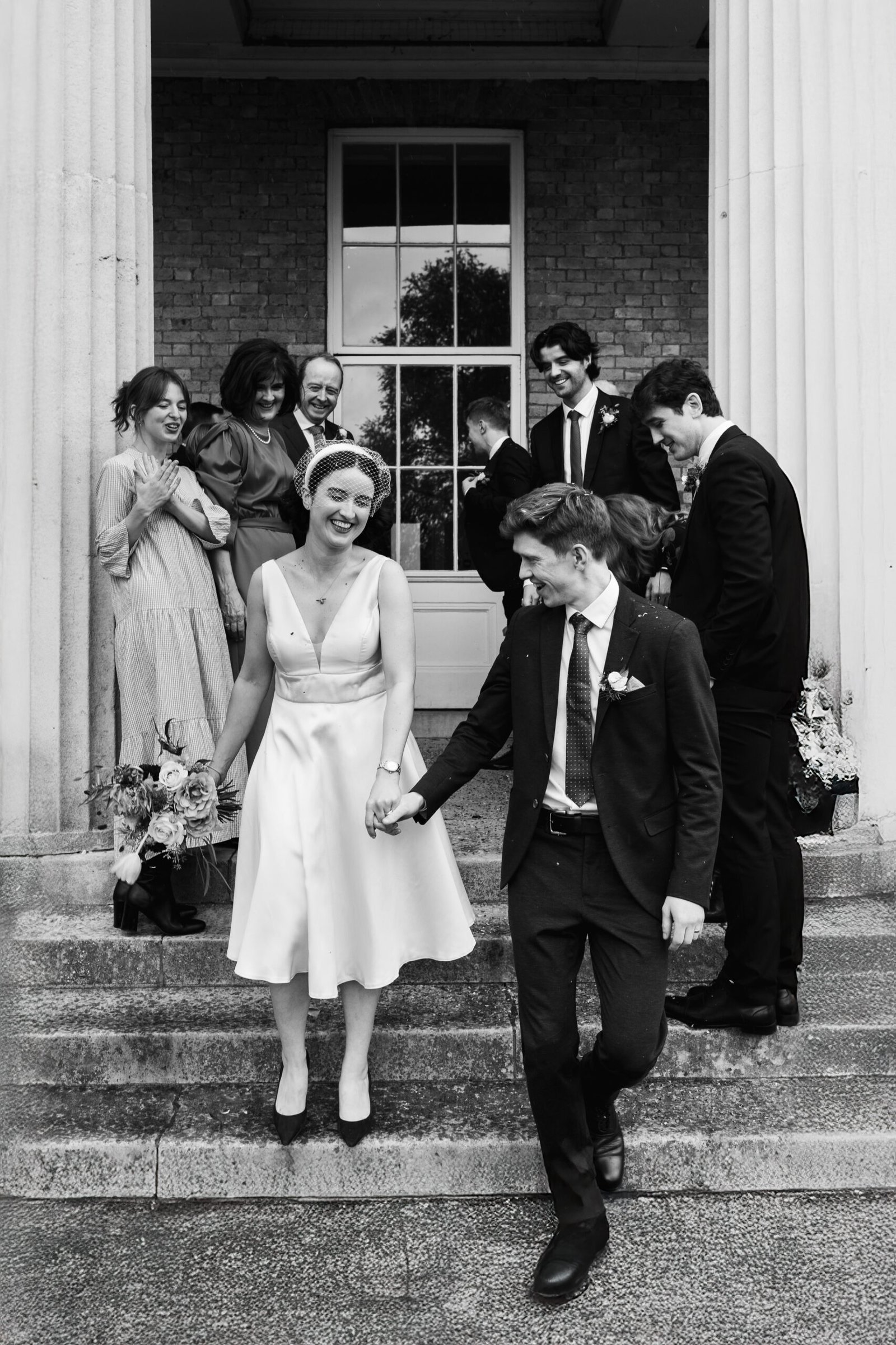 Clissold House Wedding photography for intimate London wedding in Autumn