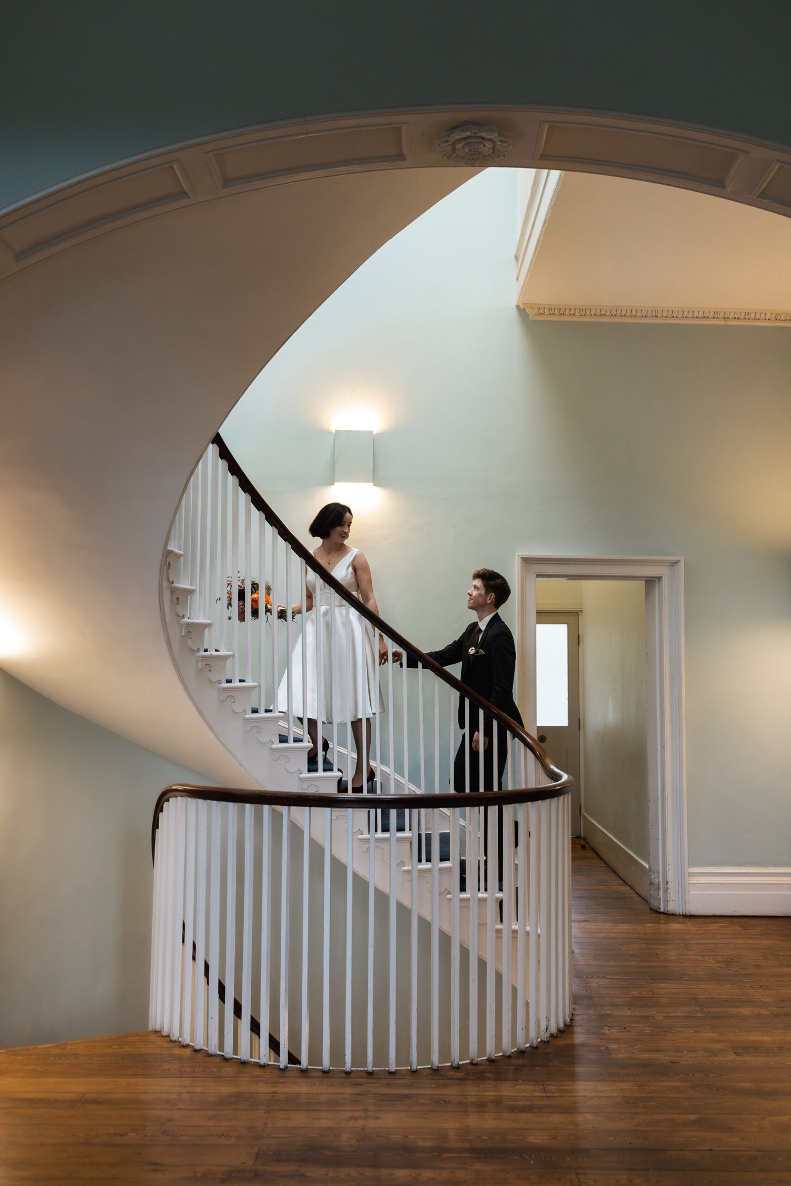Clissold House Wedding photography for intimate London wedding in Autumn