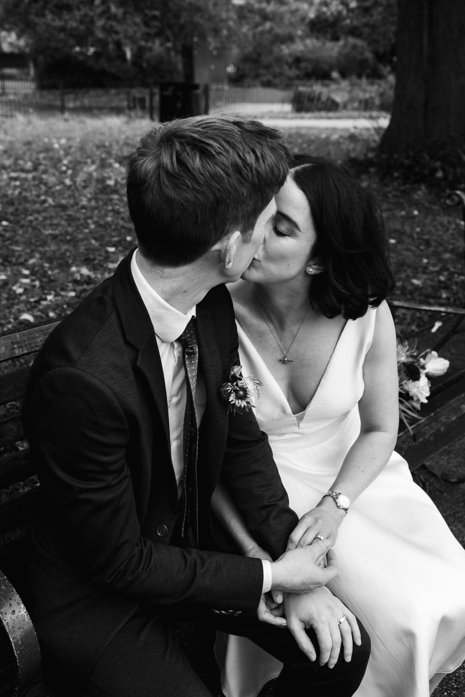 Clissold House Wedding photography for intimate London wedding in Autumn