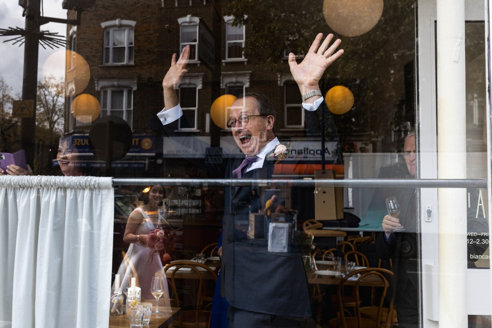 Clissold House Wedding photography for intimate London wedding in Autumn