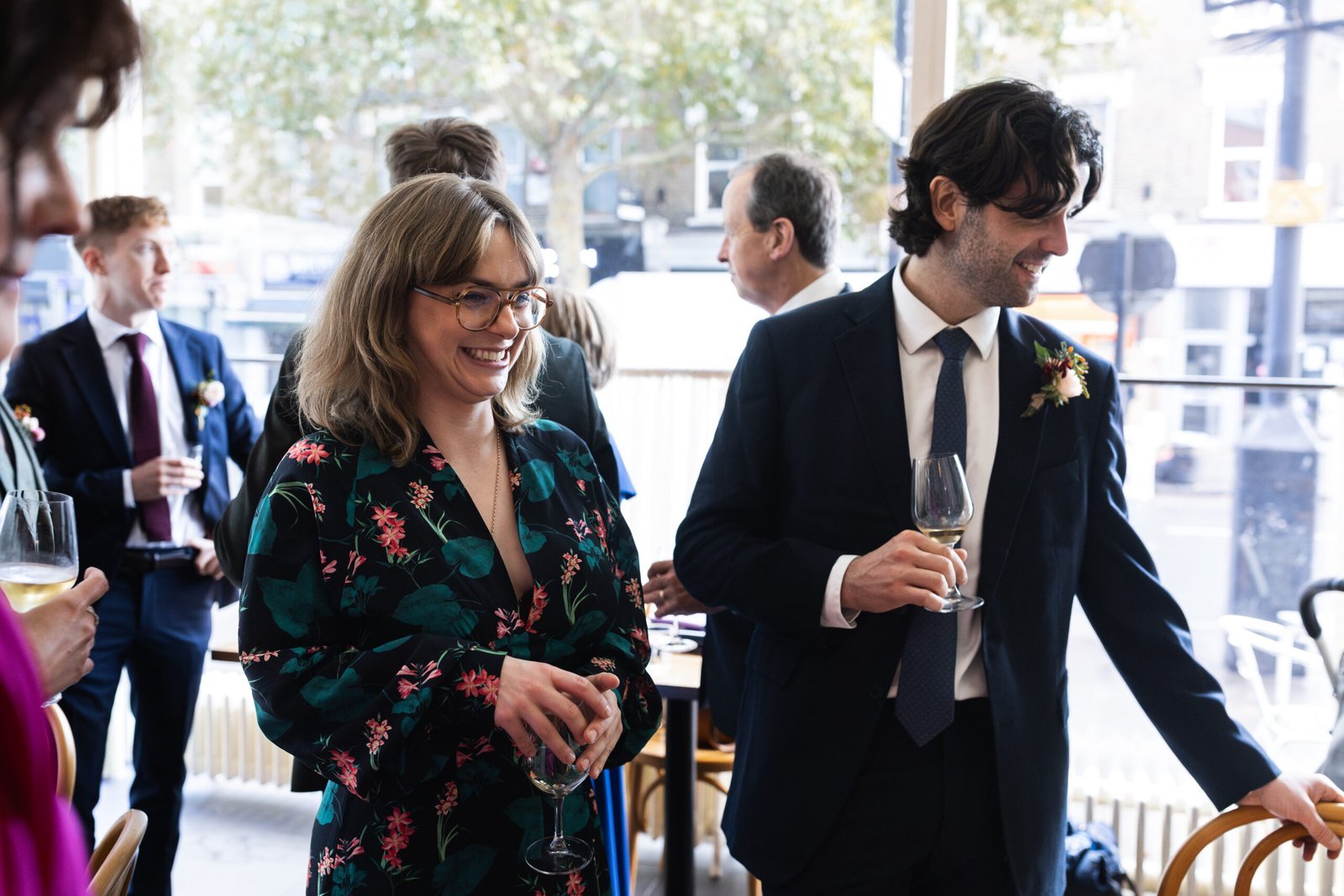 Clissold House Wedding photography for intimate London wedding in Autumn
