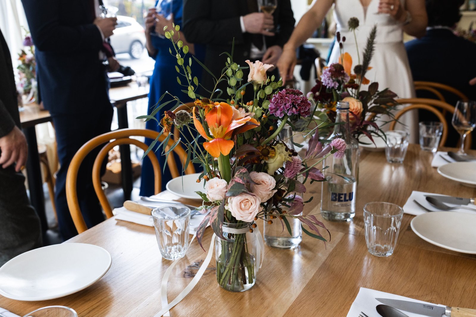 Clissold House Wedding photography for intimate London wedding in Autumn