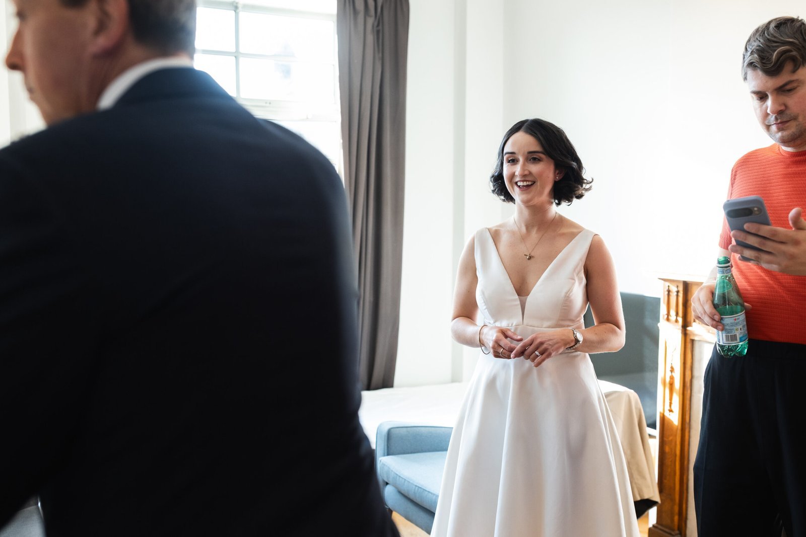 Clissold House Wedding photography for intimate London wedding in Autumn