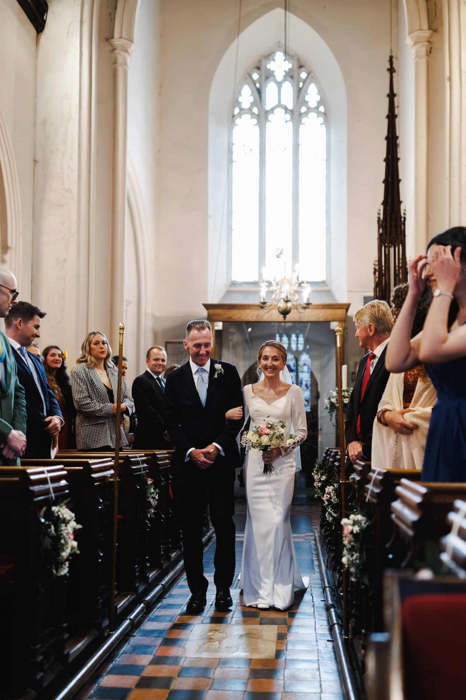 North & Central London wedding at St Monken Hadley church and The Brewery Barbican