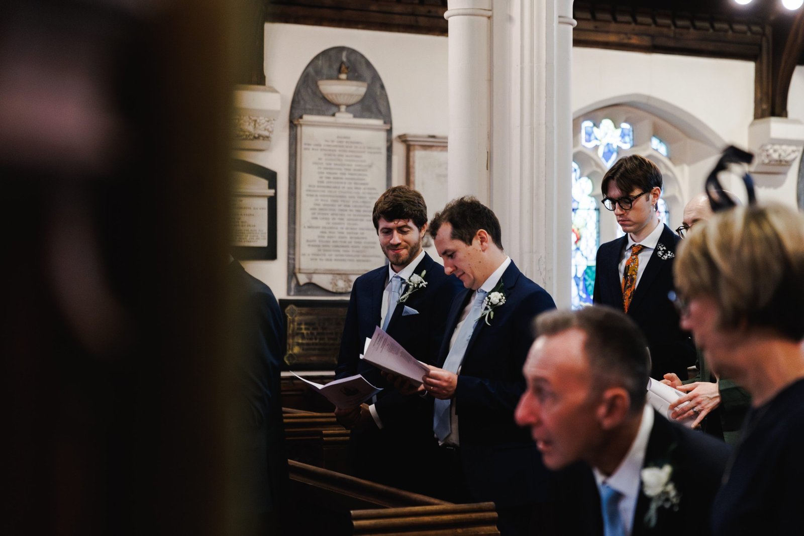 North & Central London wedding at St Monken Hadley church and The Brewery Barbican