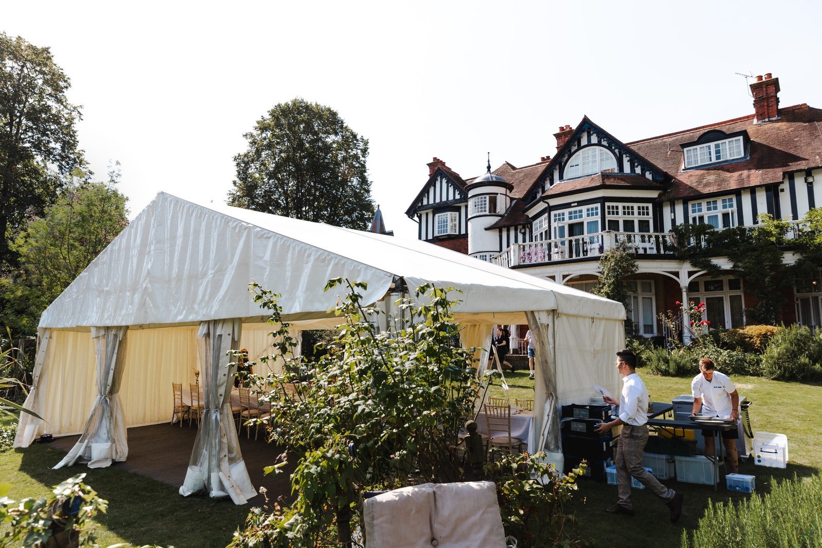 Events photographer London UK - wedding garden party venue Berkshire
