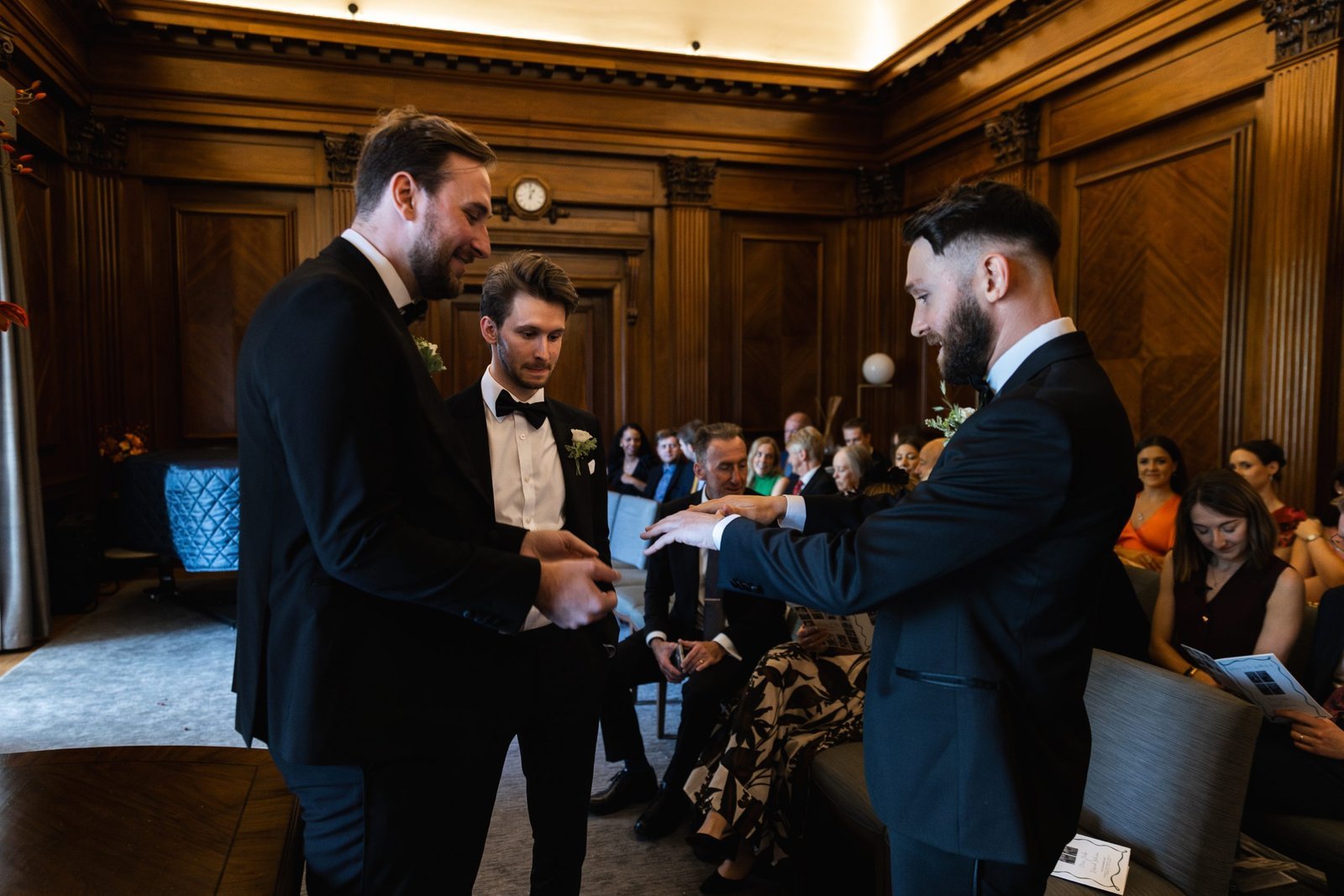 Old Marylebone Town Hall wedding photographer in London UK