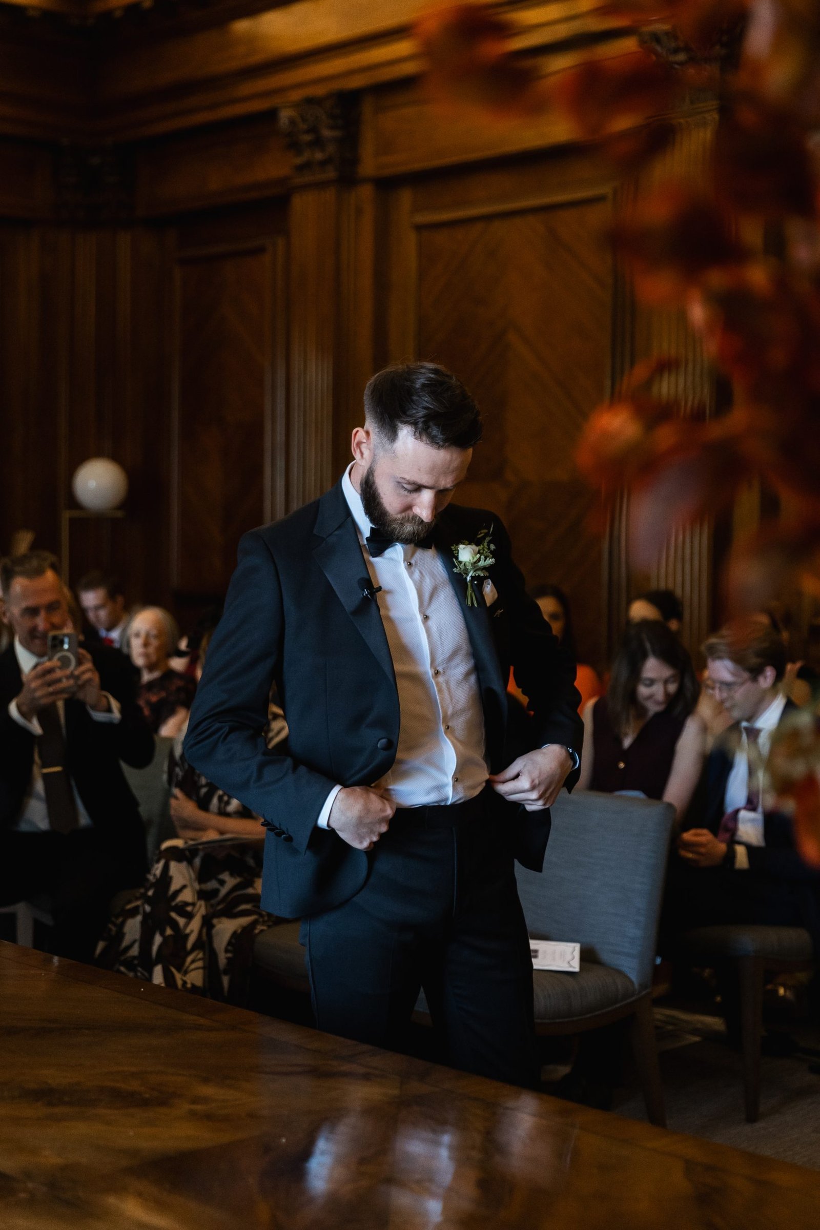 Old Marylebone Town Hall wedding photographer in London UK