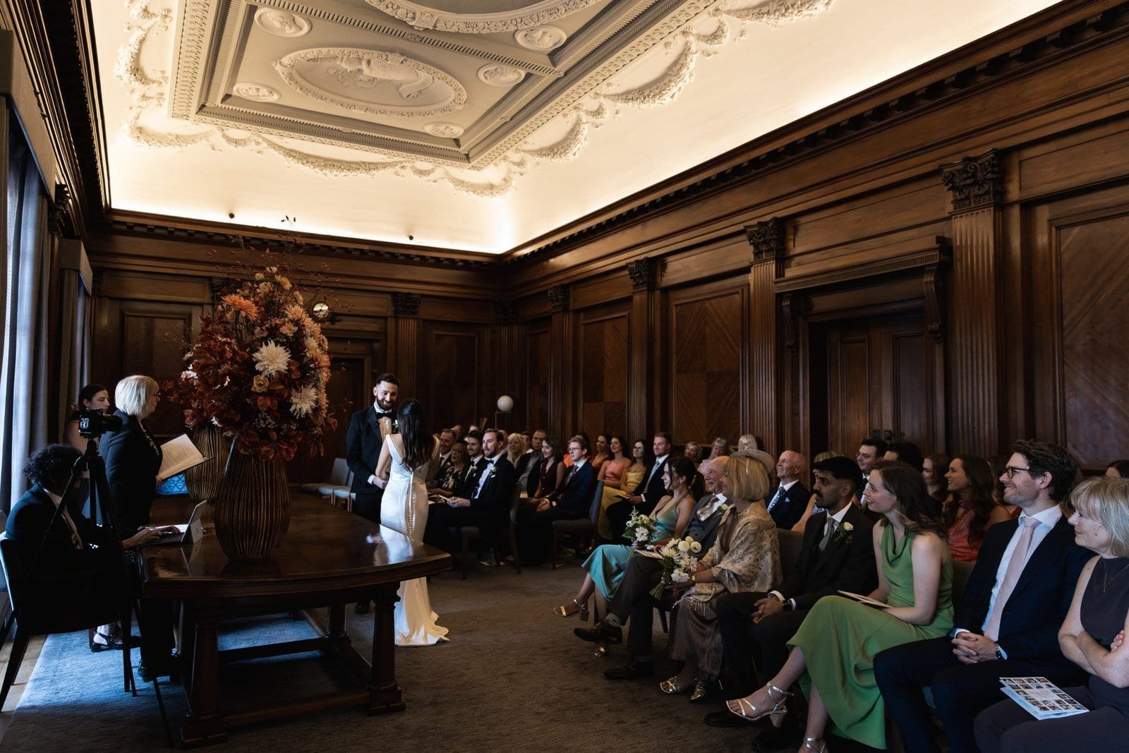 Old Marylebone Town Hall wedding photographer in London UK