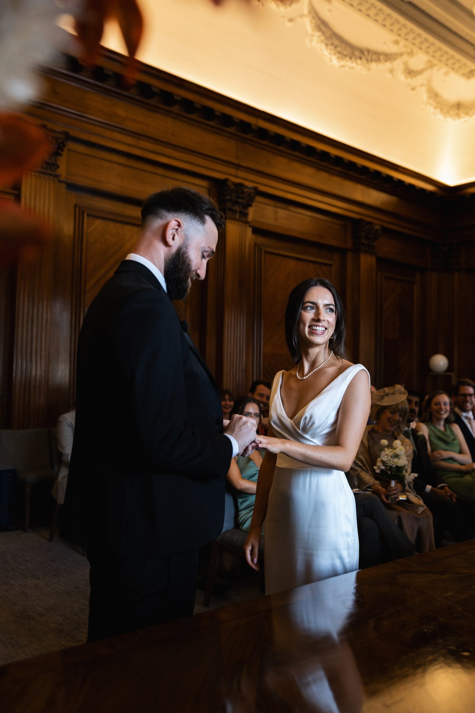 Old Marylebone Town Hall wedding photographer in London UK