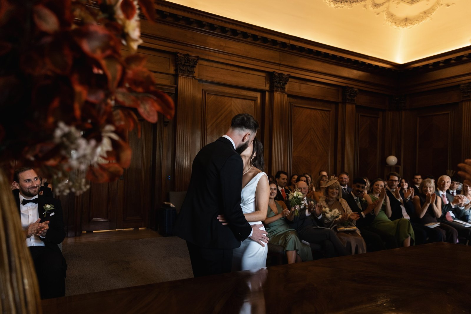 Old Marylebone Town Hall wedding photographer in London UK