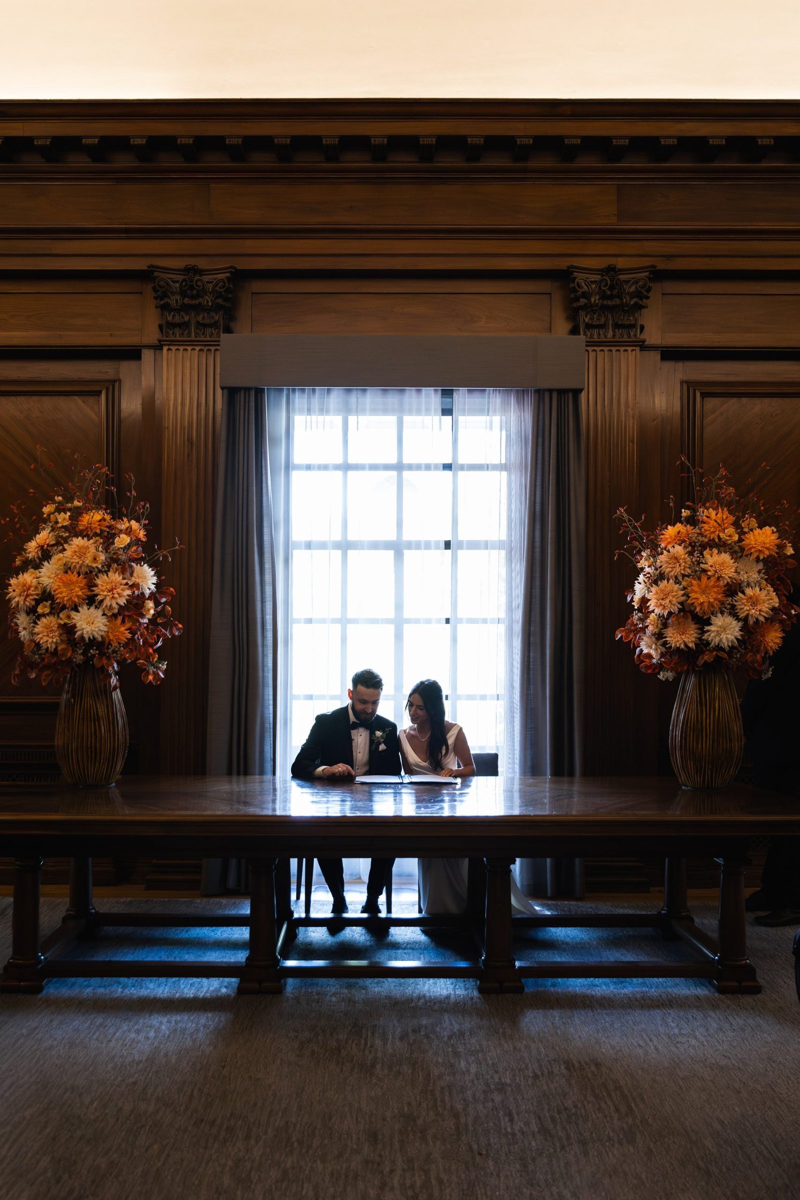 Old Marylebone Town Hall wedding photographer in London UK