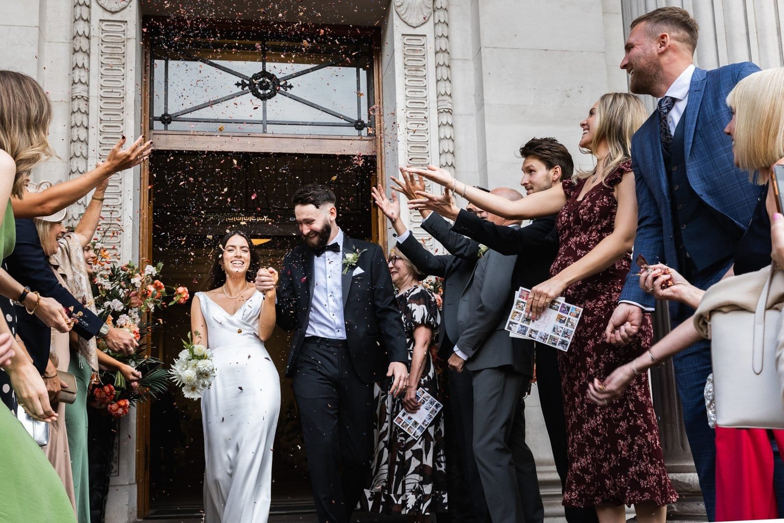 Old Marylebone Town Hall wedding photographer in London UK
