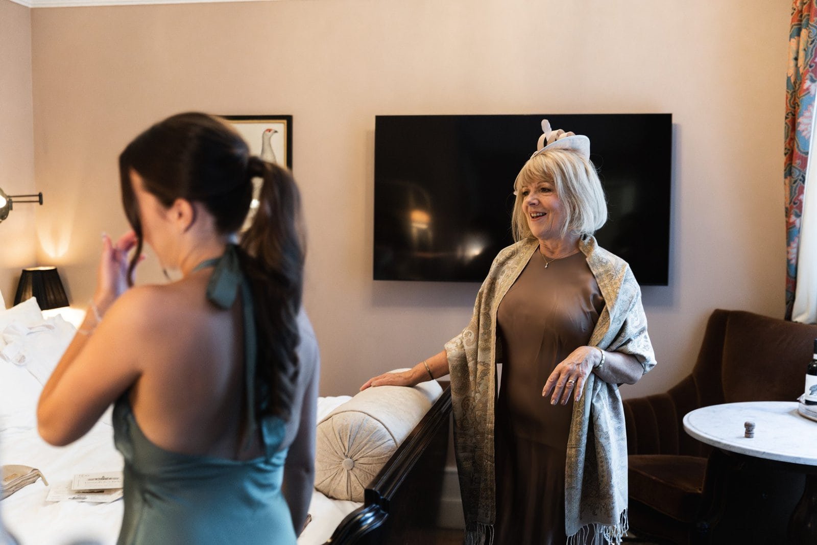 Bridal & groom prep at The Ned Hotel in London - London wedding photographer Lauren Squire