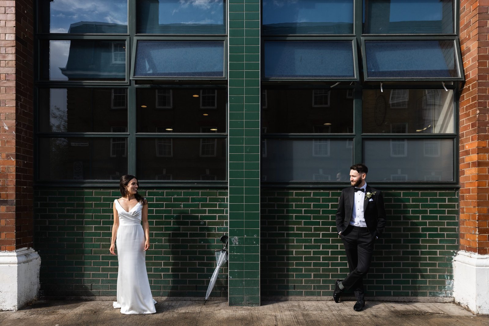 Wedding reception venue The Hackney for a stylish wedding in East London UK - London wedding photographer Lauren Squire