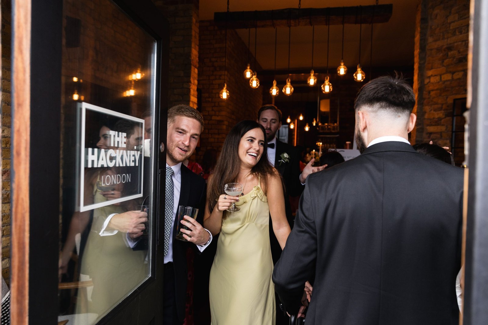 Wedding reception venue The Hackney for a stylish wedding in East London UK - London wedding photographer Lauren Squire