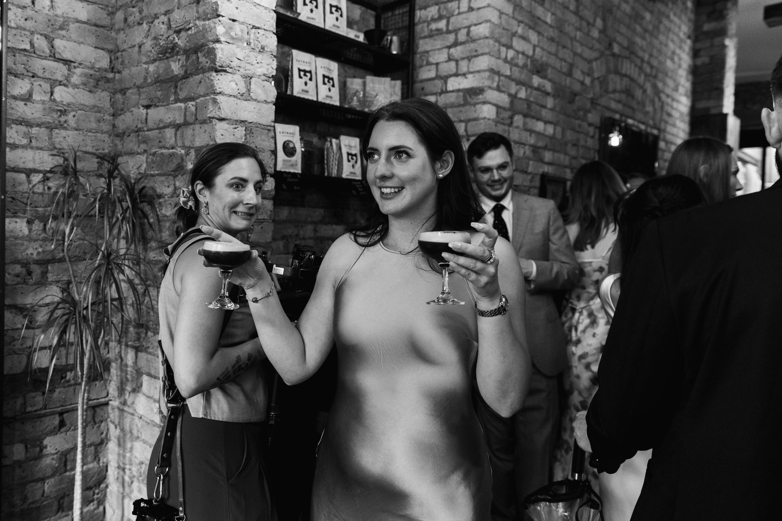 Wedding reception venue The Hackney for a stylish wedding in East London UK - London wedding photographer Lauren Squire