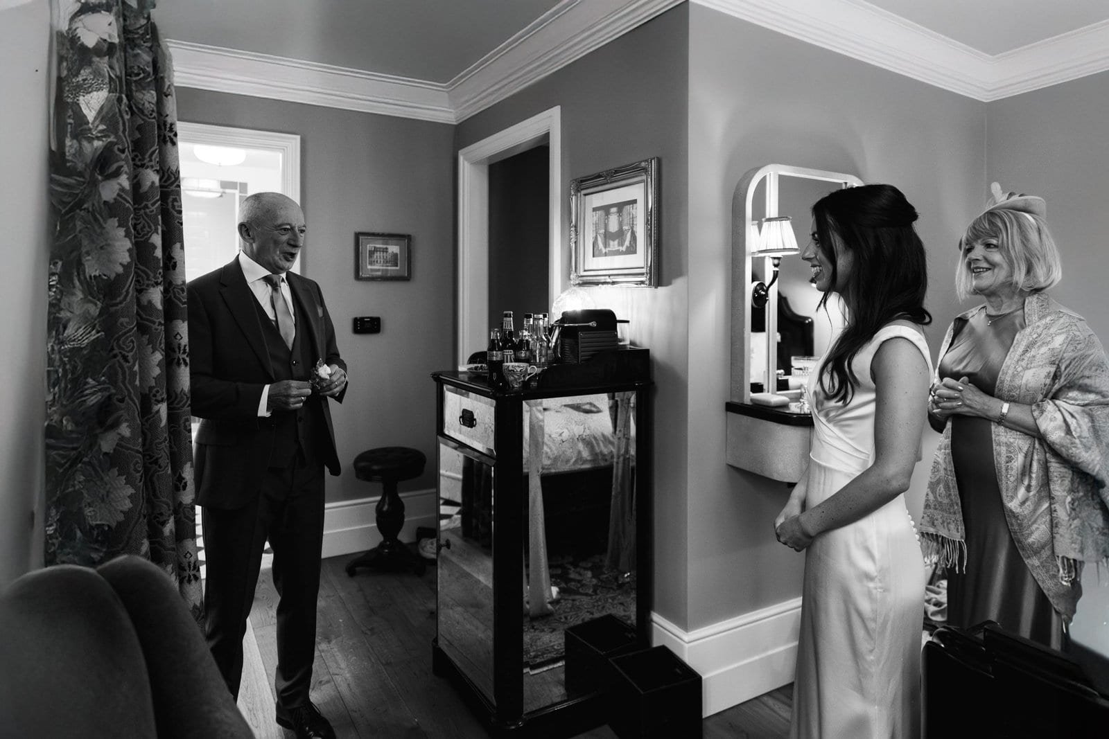 Bridal & groom prep at The Ned Hotel in London - London wedding photographer Lauren Squire