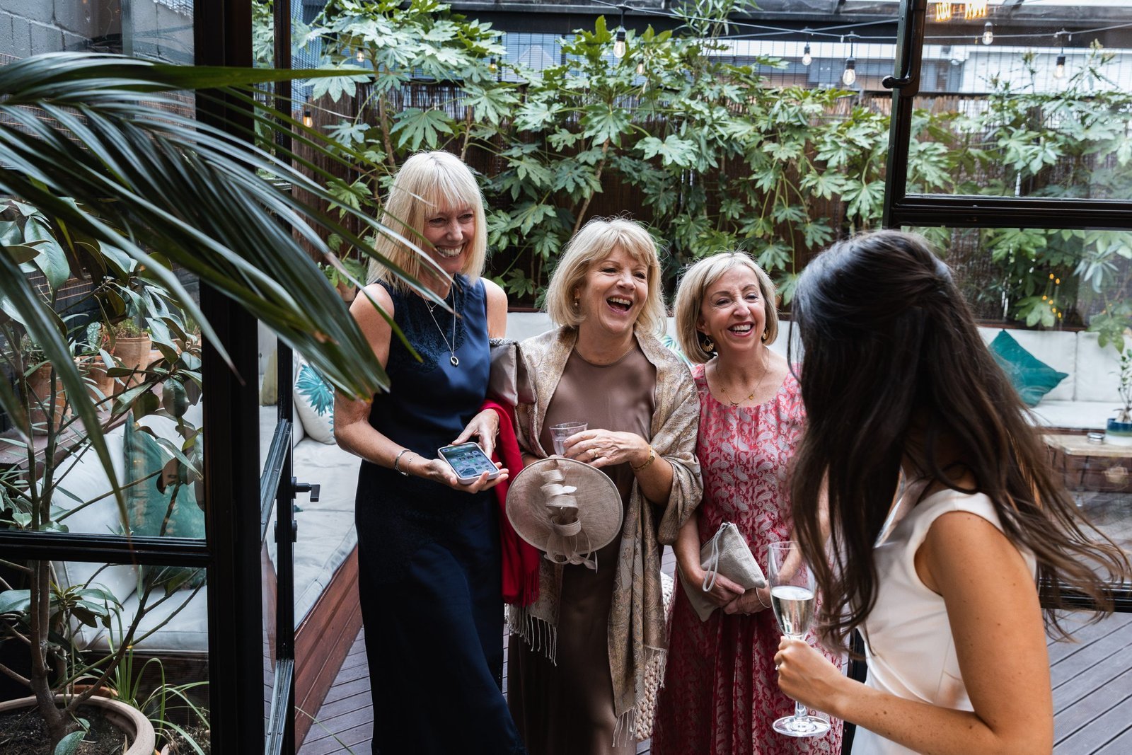 Wedding reception venue The Hackney for a stylish wedding in East London UK - London wedding photographer Lauren Squire